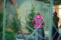 Подготовка храма к празднику