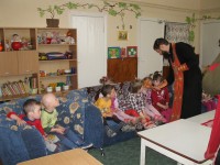 Сестры милосердия и священник прихода посетили подшефный детский дом "Аревик"