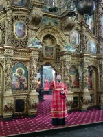Первая служба нашего прихода в Воскресенском войсковом соборе