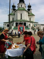 Первая служба нашего прихода в Воскресенском войсковом соборе
