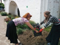Первая служба нашего прихода в Воскресенском войсковом соборе