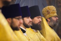 Литургия в Воскресенском войсковом соборе