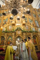 Литургия в Воскресенском войсковом соборе