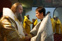 Литургия в Воскресенском войсковом соборе