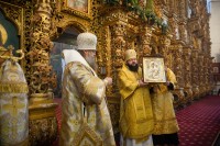 Литургия в Воскресенском войсковом соборе