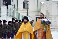 Литургия в Воскресенском войсковом соборе