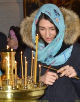 Литургия в Воскресенском войсковом соборе