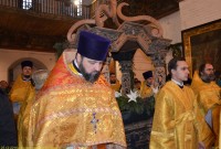 Литургия в Воскресенском войсковом соборе