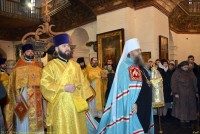 Литургия в Воскресенском войсковом соборе