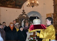 Литургия в Воскресенском войсковом соборе