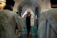 Литургия в Воскресенском войсковом соборе Литургия в Воскресенском войсковом соборе