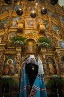 Литургия в Воскресенском войсковом соборе Литургия в Воскресенском войсковом соборе