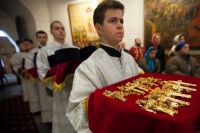 Литургия в Воскресенском войсковом соборе Литургия в Воскресенском войсковом соборе