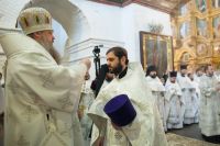 Литургия в Воскресенском войсковом соборе Литургия в Воскресенском войсковом соборе