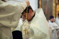 Литургия в Воскресенском войсковом соборе Литургия в Воскресенском войсковом соборе