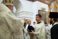 Литургия в Воскресенском войсковом соборе Литургия в Воскресенском войсковом соборе