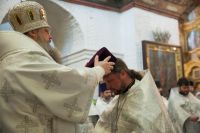 Литургия в Воскресенском войсковом соборе Литургия в Воскресенском войсковом соборе