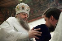 Литургия в Воскресенском войсковом соборе Литургия в Воскресенском войсковом соборе