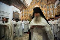 Литургия в Воскресенском войсковом соборе Литургия в Воскресенском войсковом соборе