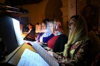 Пасхальное богослужение в Воскресенском войсковом соборе