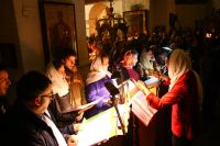 Пасхальное богослужение в Воскресенском войсковом соборе