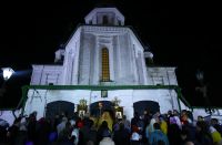 Пасхальное богослужение в Воскресенском войсковом соборе