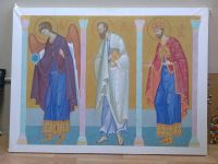 Работа над иконостасом