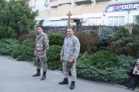 Военно-полевой выход воспитанников приходской воскресной школы в балку Джериганово