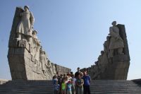 Военно-полевой выход воспитанников приходской воскресной школы в балку Джериганово