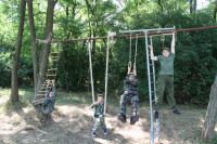 Военно-полевой выход воспитанников приходской воскресной школы в балку Джериганово