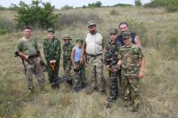 Военно-полевой выход воспитанников приходской воскресной школы в балку Джериганово