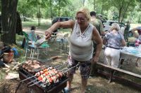 Военно-полевой выход воспитанников приходской воскресной школы в балку Джериганово
