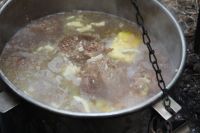 Военно-полевой выход воспитанников приходской воскресной школы в балку Джериганово