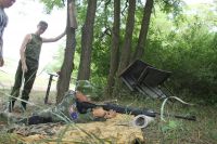 Военно-полевой выход воспитанников приходской воскресной школы в балку Джериганово