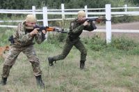 Военно-полевой выход воспитанников приходской воскресной школы в балку Джериганово
