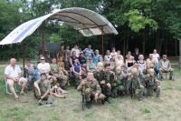 Военно-полевой выход воспитанников приходской воскресной школы в балку Джериганово