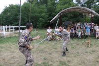Военно-полевой выход воспитанников приходской воскресной школы в балку Джериганово