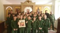Богослужение в Кадетском корпусе
