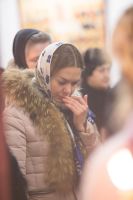 Божественную литургию в войсковом соборе Воскресения Христова