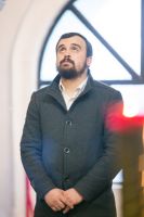 Божественную литургию в войсковом соборе Воскресения Христова