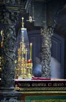 Божественную литургию в войсковом соборе Воскресения Христова