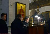 Божественную литургию в войсковом соборе Воскресения Христова