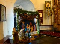 Божественную литургию в войсковом соборе Воскресения Христова