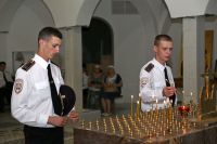 Панихида по сотрудникам МВД
