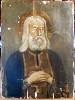 Реставрация иконы Серафима Саровского