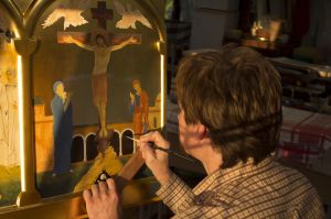 Праздничный ряд иконостаса 40 Севастийских мучеников