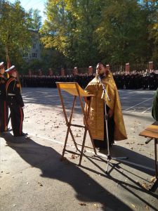 Молебен во Втором Донского Императора Николая II кадетском корпусе