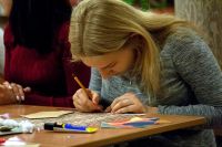 Мастер класс по созданию Рождественских скрап открыток