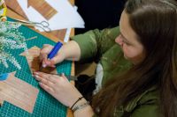 Мастер класс по созданию Рождественских скрап открыток