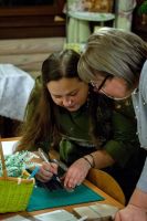 Мастер класс по созданию Рождественских скрап открыток